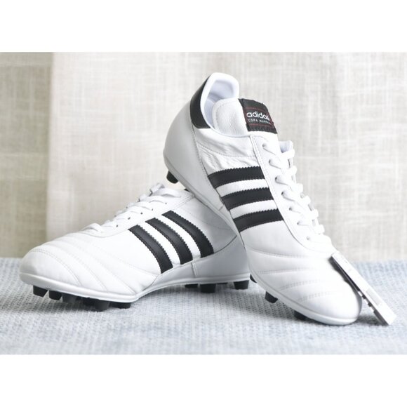 New! Size: 11.5 Men | adidas Copa Mundial FG Leather | White/Gold/Black | ID4050 main image 4